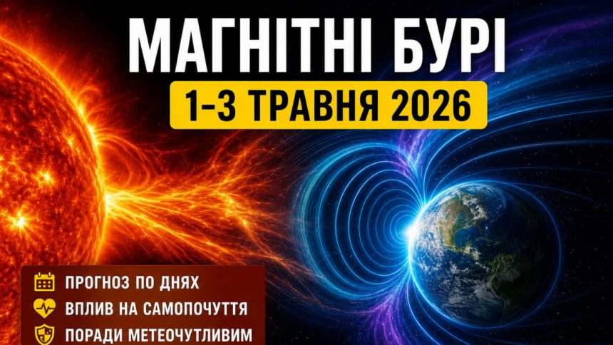 Магнітні бурі 1-3 травня
