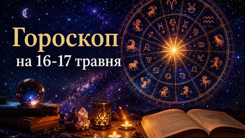 Гороскоп на 16-17 травня 2026