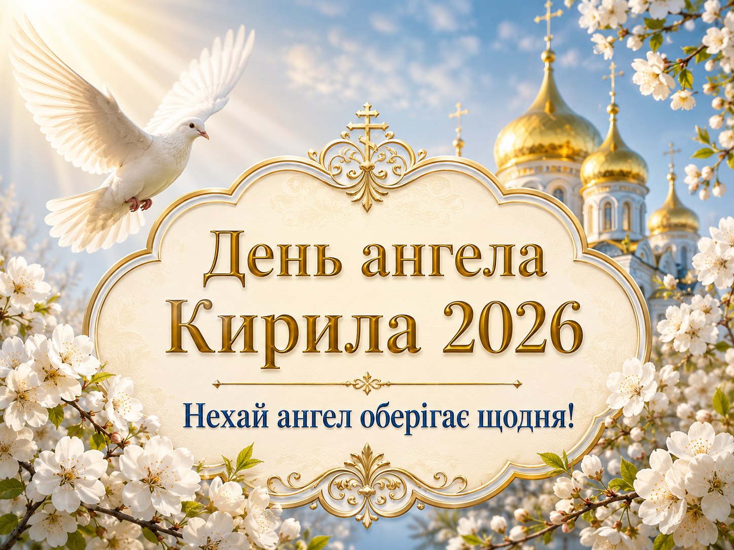 День ангела Кирила 11 травня 2026: добрі листівки, побажання, картинки та SMS українською