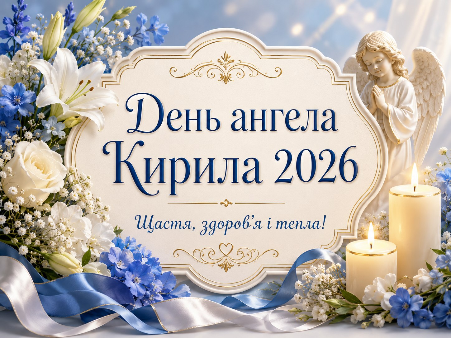 День ангела Кирила 11 травня 2026: добрі листівки, побажання, картинки та SMS українською