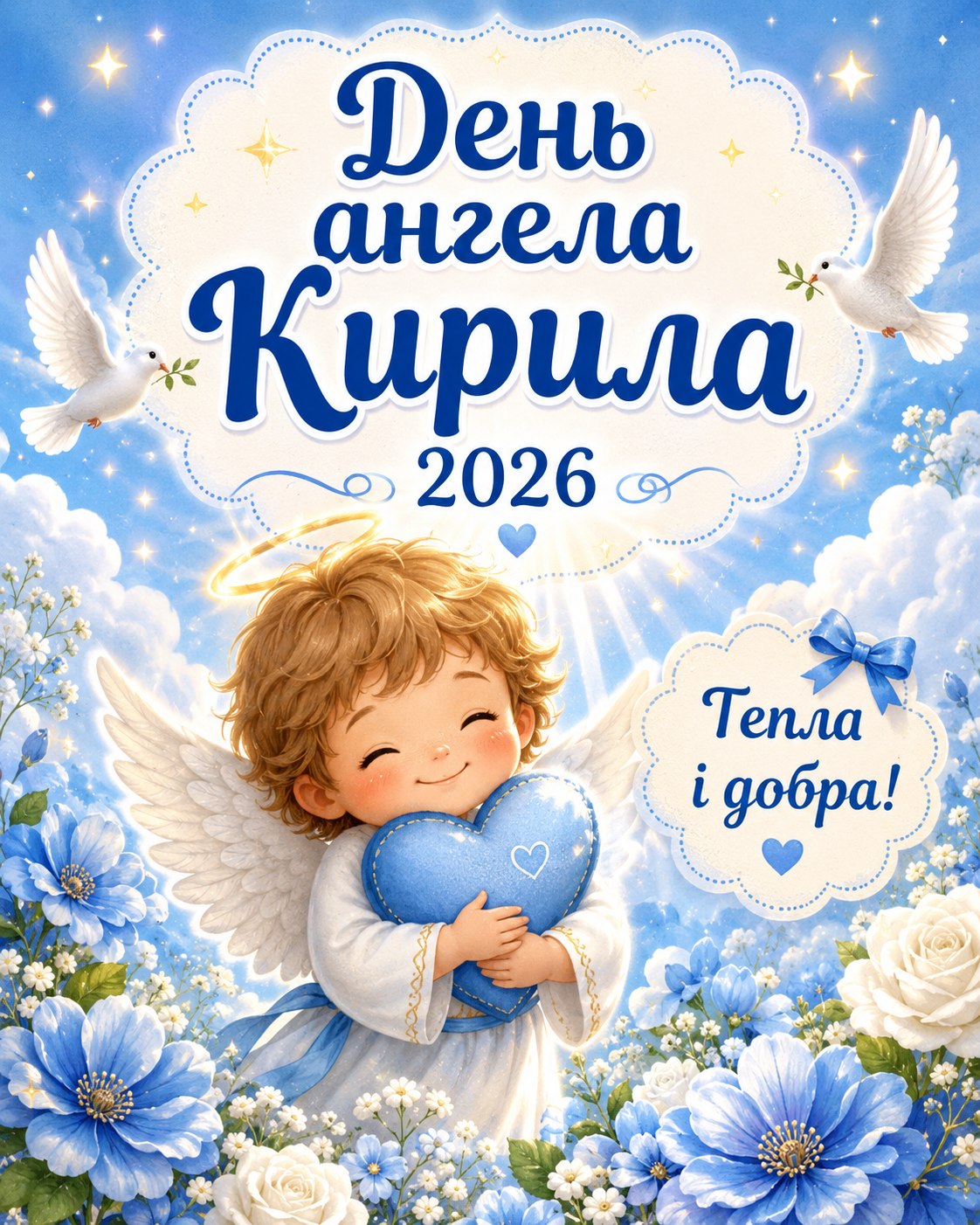 День ангела Кирила 11 травня 2026: добрі листівки, побажання, картинки та SMS українською