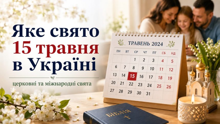 Яке свято 15 травня в Україні: церковні та міжнародні свята, що можна та не можна робити