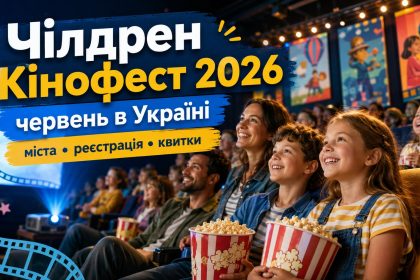 Чілдрен Кінофест червень 2026 в Україні: у яких містах відбудеться, як зареєструватися та вартість квитків