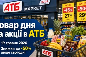 Товар дня та акції в АТБ 19 травня 2026: що можна купити зі знижкою до -50% лише сьогодні
