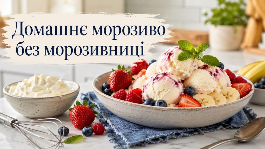Як приготувати морозиво без морозивниці: покрокові рецепти за 10 хвилин