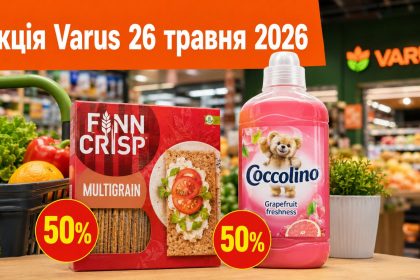 Товар дня Varus 26 травня 2026: що можна купити зі знижкою 50% лише сьогодні