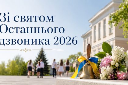 Зі святом Останнього дзвоника 2026: милі листівки, побажання, картинки та SMS українською