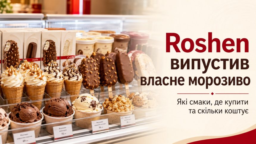 Roshen випустив власне морозиво: які смаки продають, де купити та скільки коштує