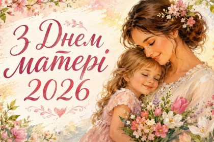День матері 10 травня 2026: милі листівки, побажання, картинки та SMS українською