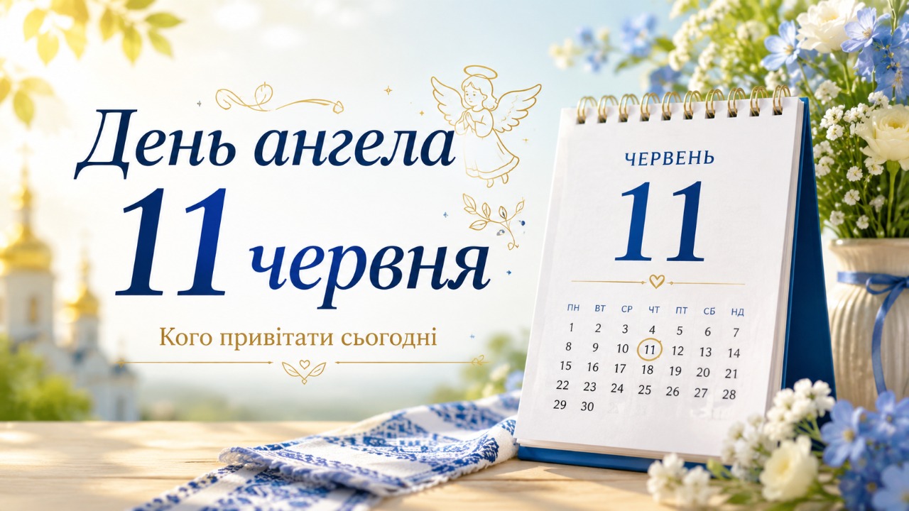 День ангела 11 червня 2026 в Україні: кого та як привітати з іменинами сьогодні