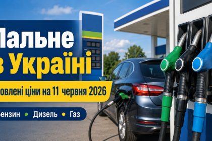 Ціни на пальне 11 червня 2026 в Україні: скільки коштують бензин, дизель та газ