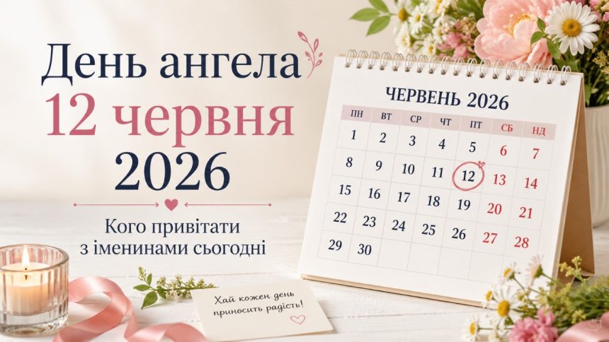 День ангела 12 червня 2026 в Україні: кого та як привітати з іменинами сьогодні