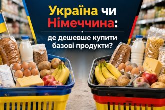 Ціни на продукти в Україні та Німеччині: блогер показав, де кошик дешевший
