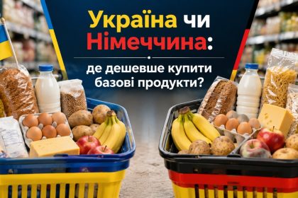 Ціни на продукти в Україні та Німеччині: блогер показав, де кошик дешевший