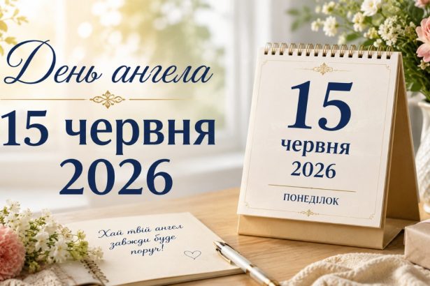 День ангела 15 червня 2026 в Україні: кого та як привітати з іменинами сьогодні