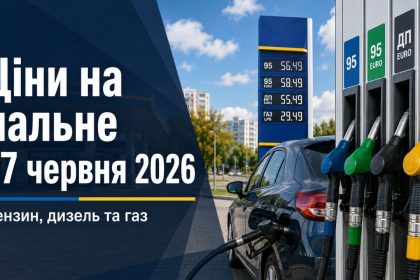Ціни на пальне 17 червня 2026 в Україні: скільки коштують бензин, дизель та газ