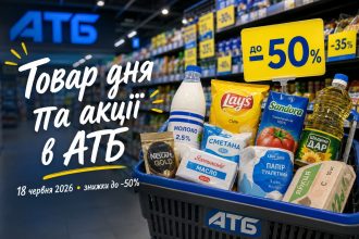 Товар дня та акції в АТБ 18 червня 2026: що можна купити зі знижкою до -50% лише сьогодні