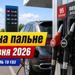 Ціни на пальне 15 червня 2026 в Україні: скільки коштують бензин, дизель та газ
