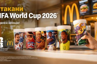Колекція FIFA World Cup в McDonald's Україна 2026: що входить, ціна та як придбати стакани