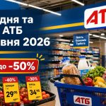 Товар дня та акції в АТБ 17 червня 2026: що можна купити зі знижкою до -50% лише сьогодні