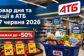 Товар дня та акції в АТБ 17 червня 2026: що можна купити зі знижкою до -50% лише сьогодні