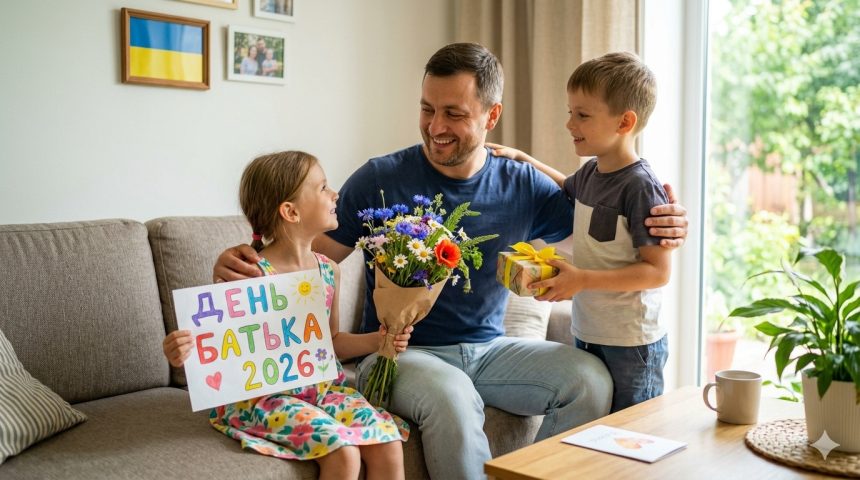 День батька 2026: теплі листівки, побажання, картинки та SMS українською