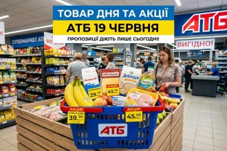 Товар дня та акції в АТБ 19 червня 2026: що можна купити зі знижкою до -50% лише сьогодні