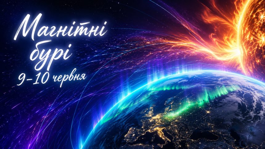 Магнітні бурі 9-10 червня