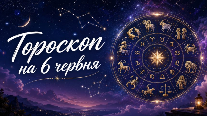 Гороскоп на 6 червня
