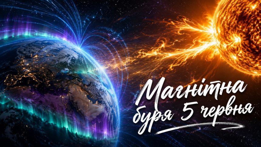 Магнітна буря 5-6 червня 2026