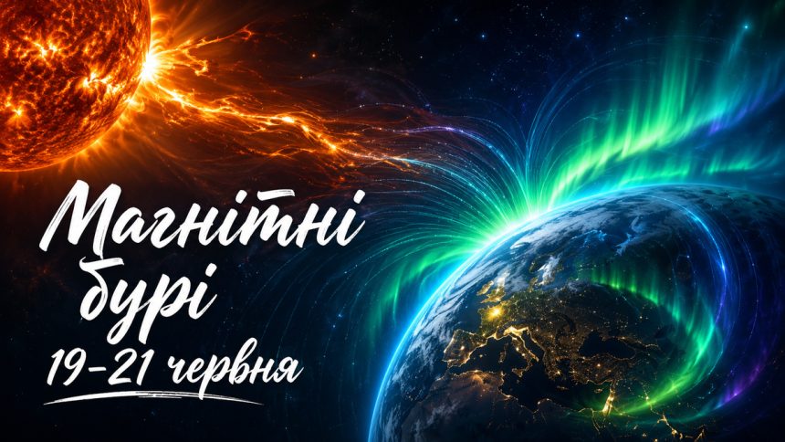 Магнітні бурі 19-21 червня 2026