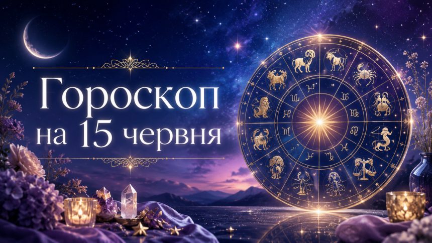 Гороскоп на 15 червня 2026