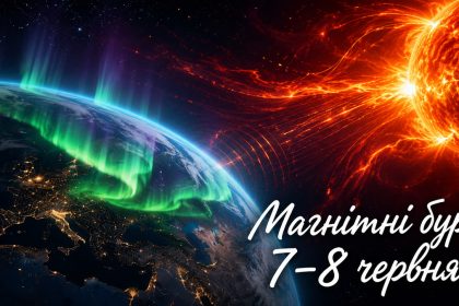 Магнітні бурі 7–8 червня