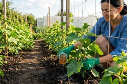 огірки, підживлення огірків, огірки у червні, вирощування огірків, добрива для огірків, азотні добрива, фосфор і калій, органічні добрива