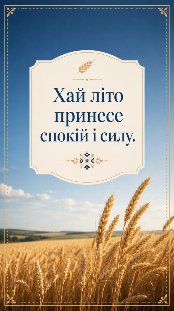Українські приказки про літо