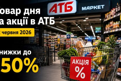 Товар дня та акції в АТБ 2 червня 2026: що можна купити зі знижкою до -50% лише сьогодні