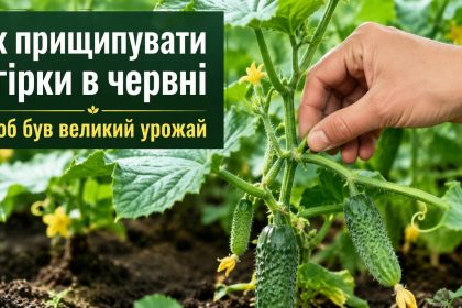 Як прищипувати огірки в червні, щоб був великий урожай: головні правила та помилки