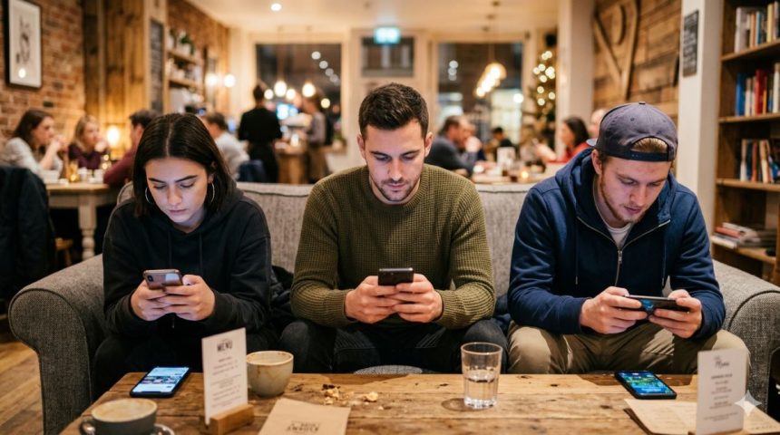 люди говорять менше, скорочення спілкування, смартфони, соціальні мережі, дослідження мови, сучасне суспільство, комунікація