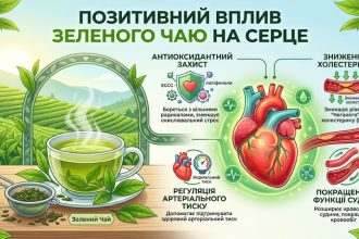 зелений чай, користь зеленого чаю, здоров'я серця, як правильно заварювати чай
