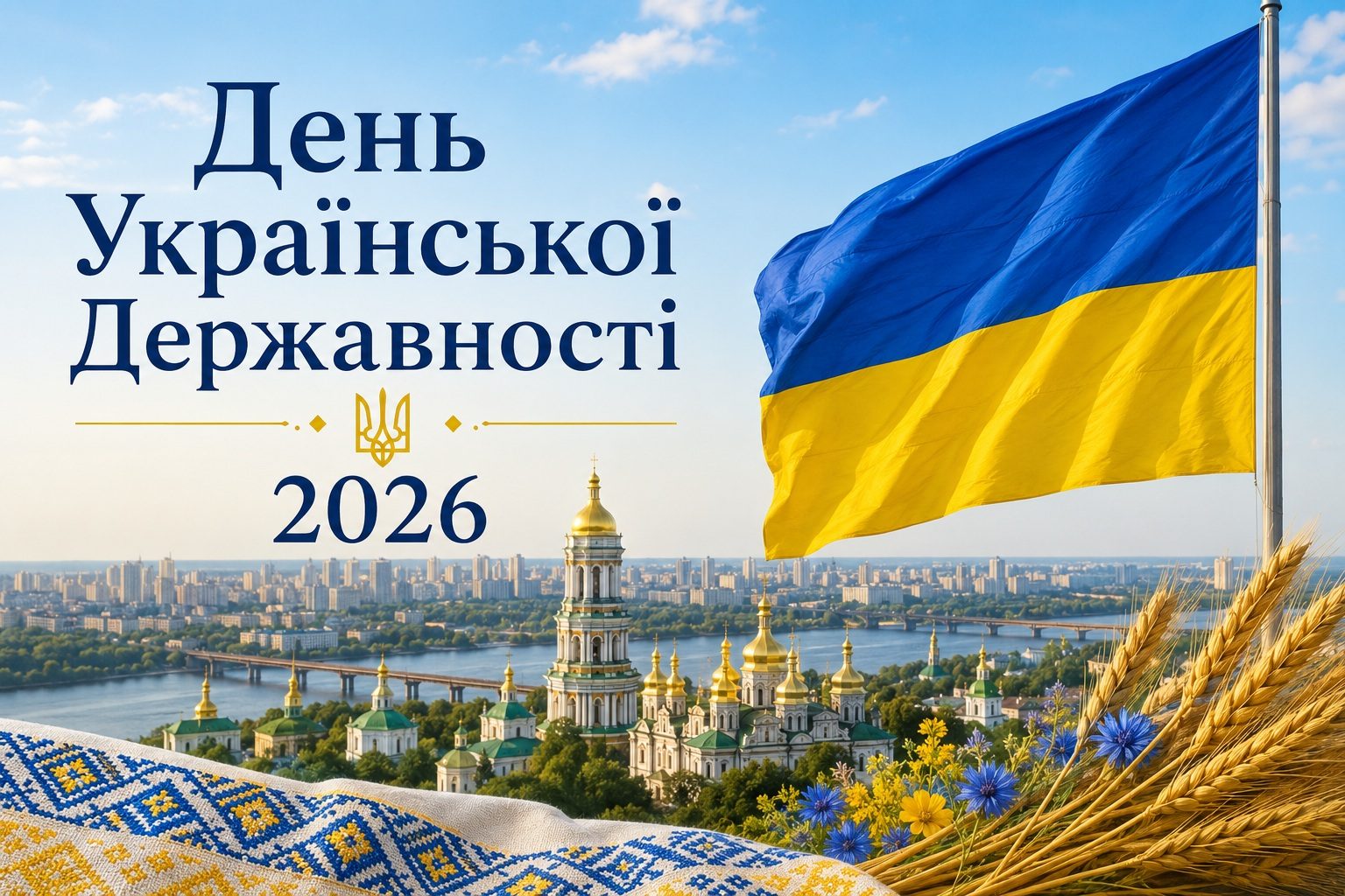 День Української Державності 2026: листівки, побажання, картинки та SMS